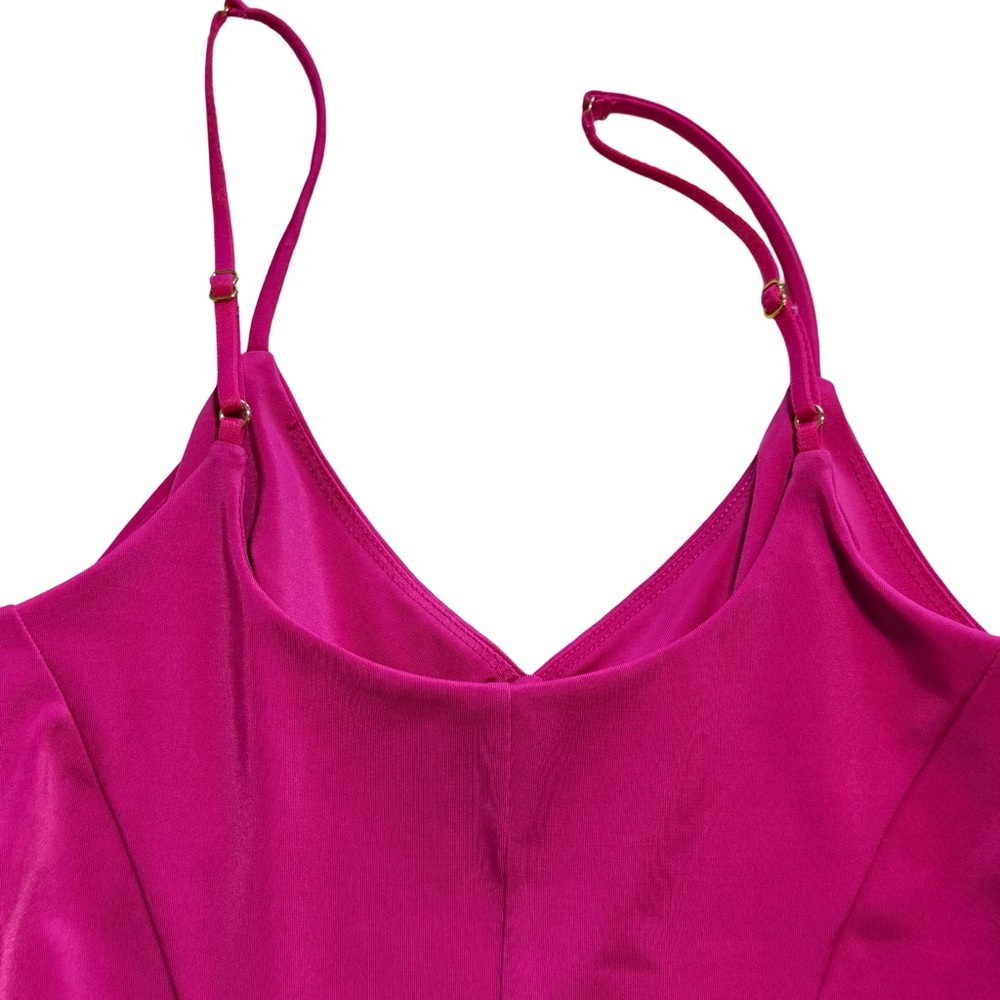 Oh Polly EDONIA Triangle Cup A-Line Mini Dress in Pink - Picture 5 of 10